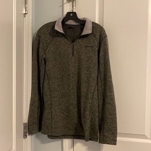 Eddie Bauer Grey Quarter Zip